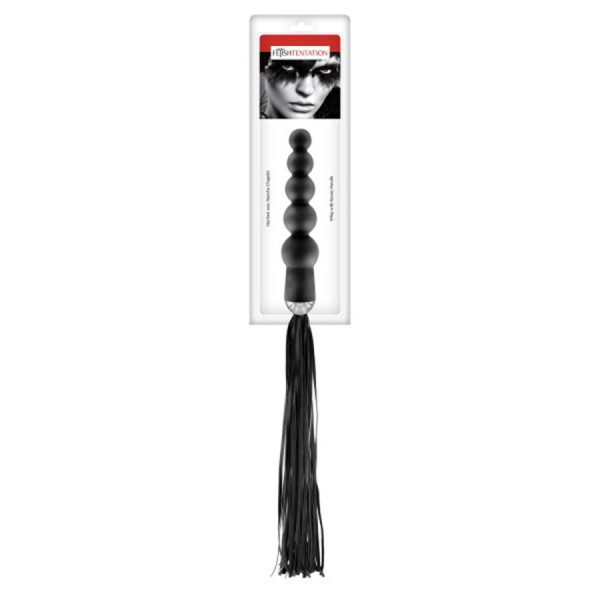 Martinet avec manche chapelet anal noir Fetish Tentation 